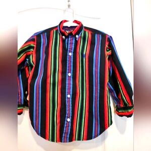 Ralph Lauren multi color button down shirt Size 3/3T